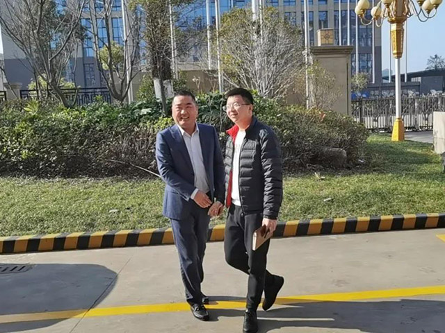 新春伊始，龙湾区空港管委会向导率队莅临集团走访慰问